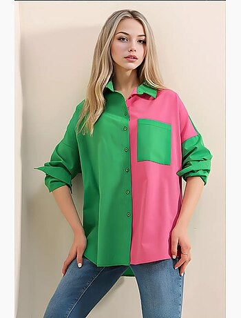 Camisa con bloques de color bdart