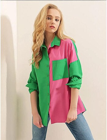 Camisa con bloques de color bdart