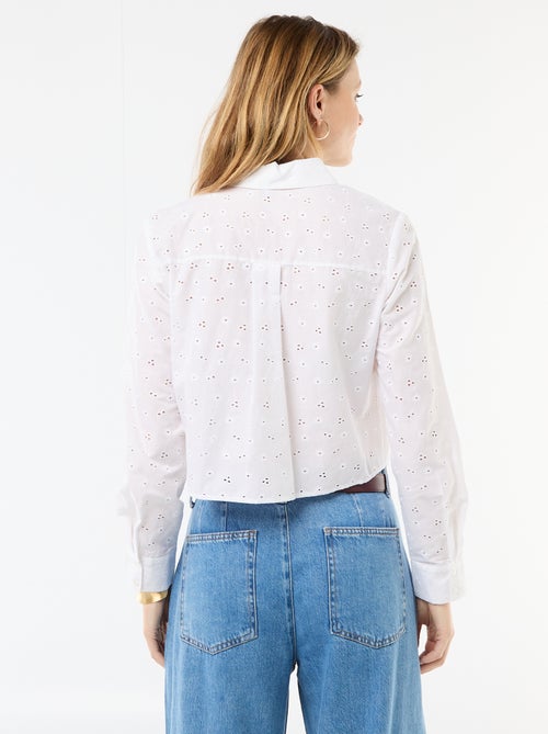 Camisa con bordados "all over" - Kiabi