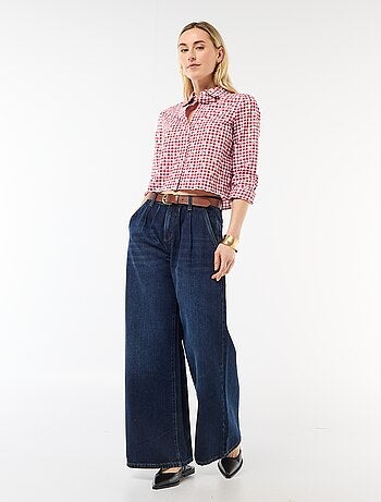 Camisa con bordados "all over