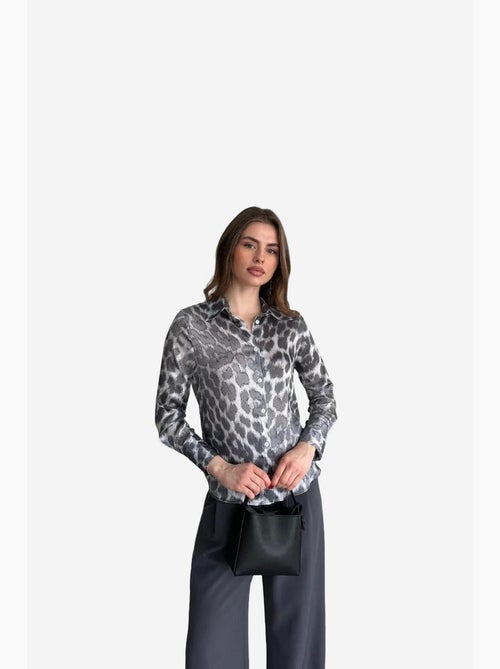 Camisa con botones de estampado de leopardo my fashion - Kiabi