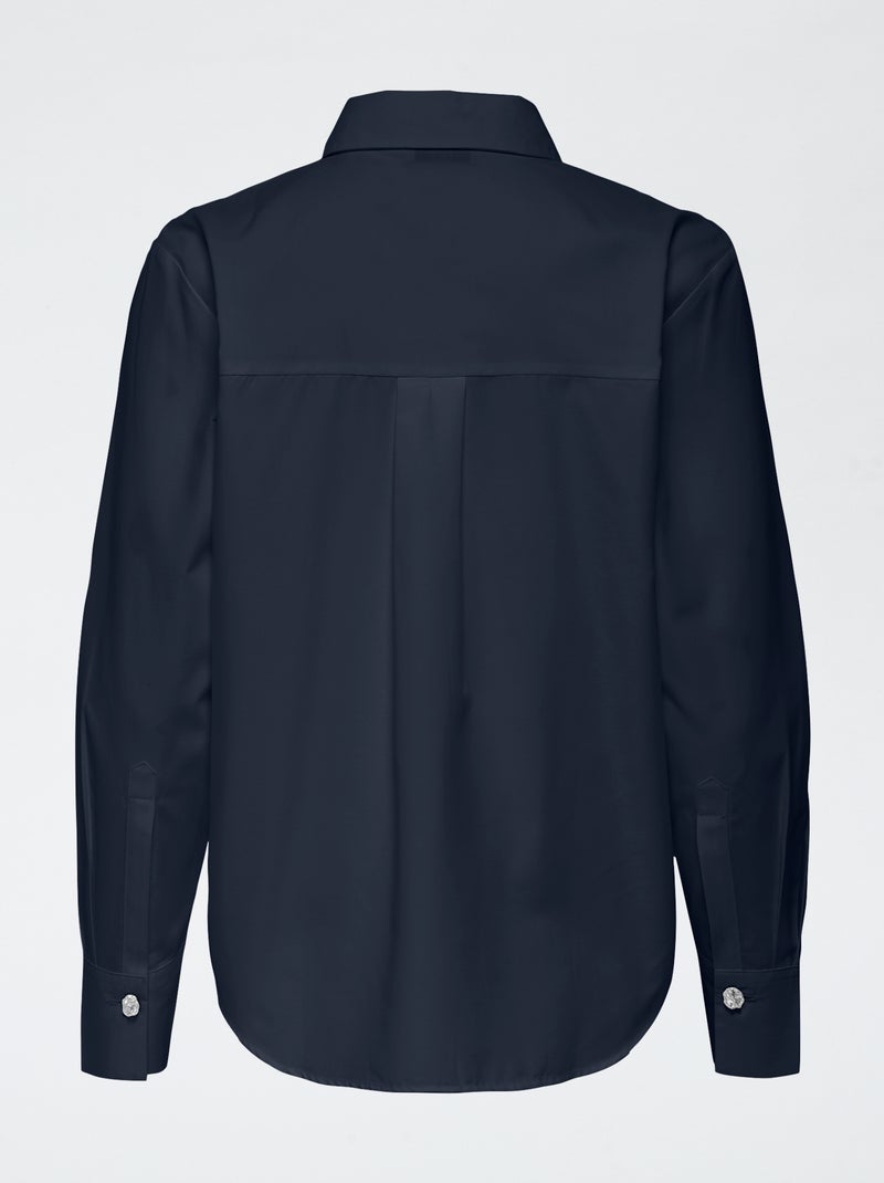 Camisa con botones decorativos 'JDY' Negro - Kiabi