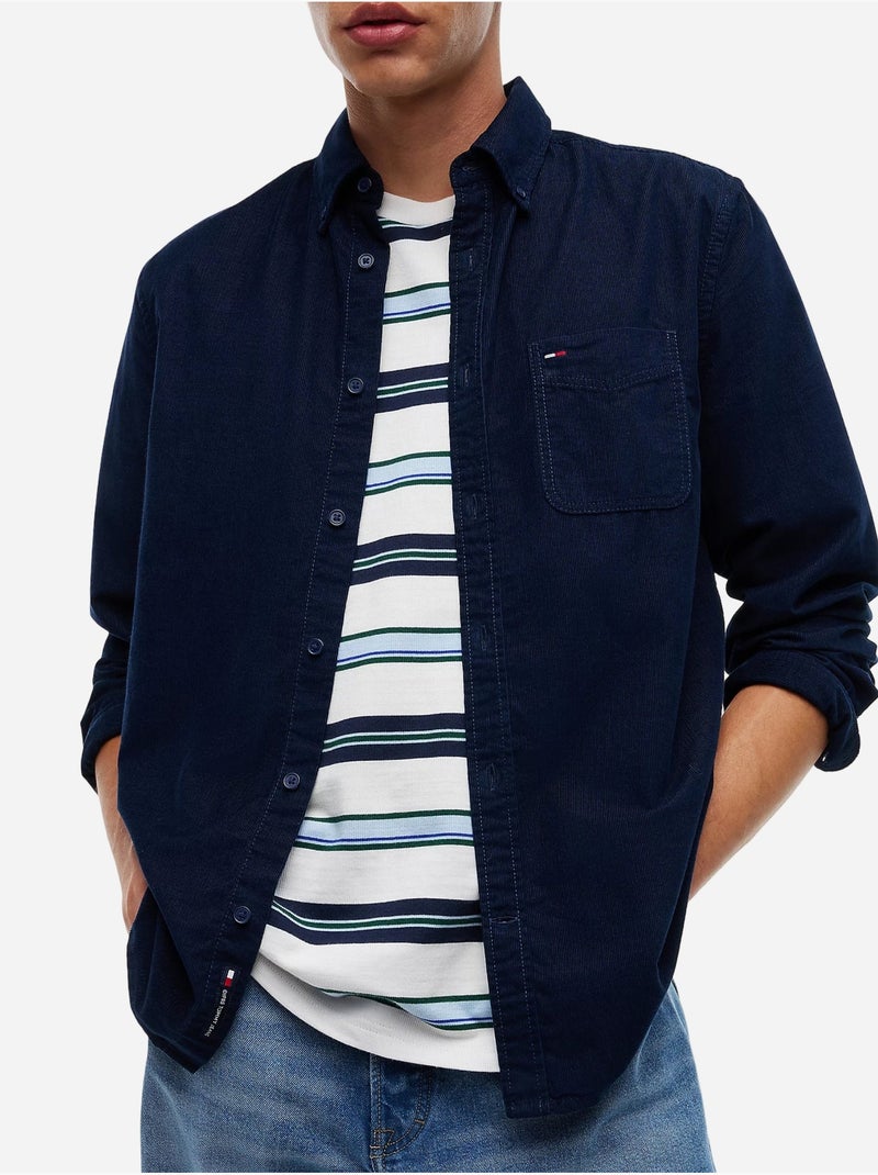 Camisa con cuello abotonado - tommy jeans Azul marino - Kiabi