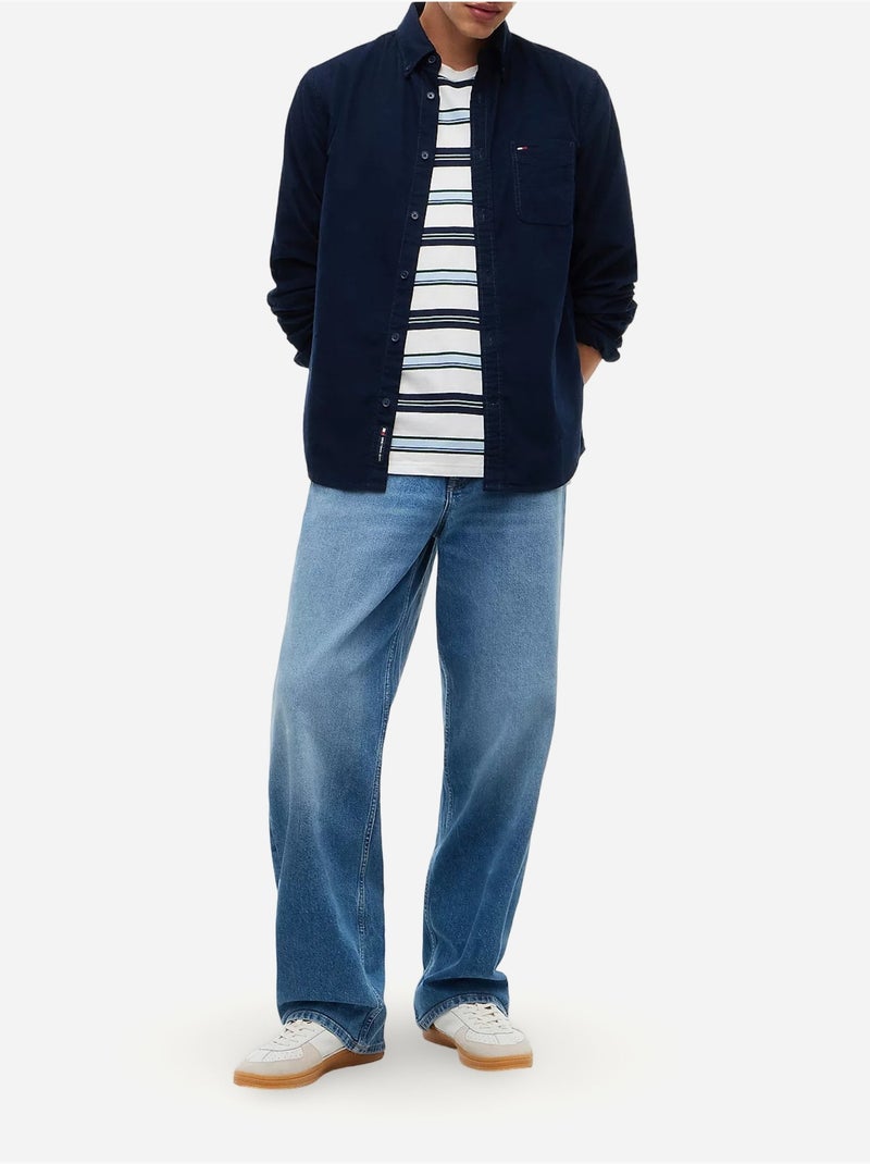 Camisa con cuello abotonado - tommy jeans Azul marino - Kiabi
