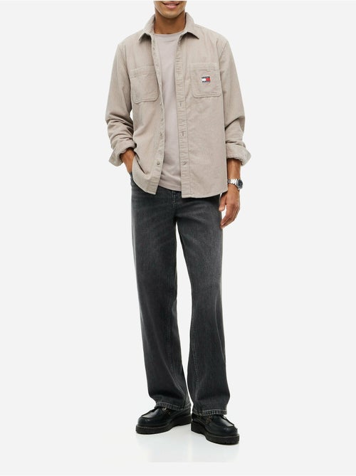 Camisa con cuello abotonado - tommy jeans - Kiabi Camisa con cuello abotonado - tommy jeans - Kiabi