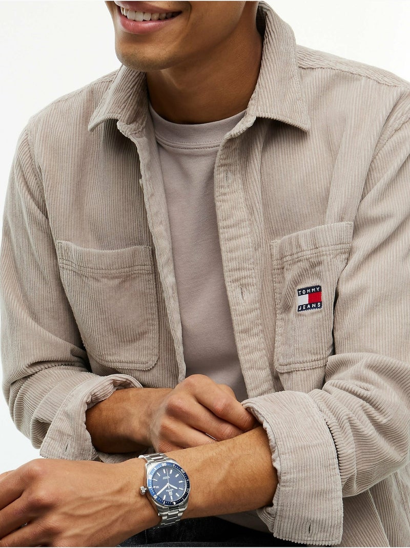 Camisa con cuello abotonado - tommy jeans Taupe - Kiabi