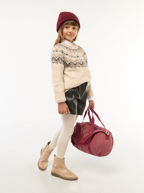 Camisa con cuello de bisutería - Kiabi