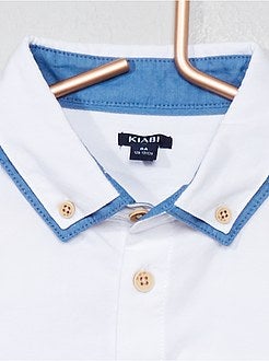 Camisa con cuello doble - Kiabi
