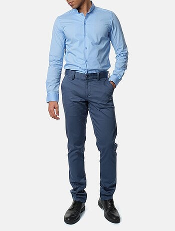 Camisa con cuello invertido
