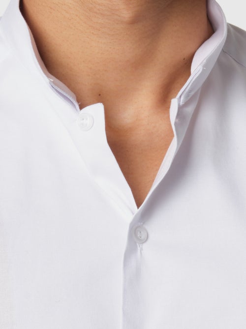 Camisa con cuello invertido - Kiabi