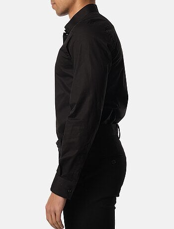 Camisa con cuello invertido