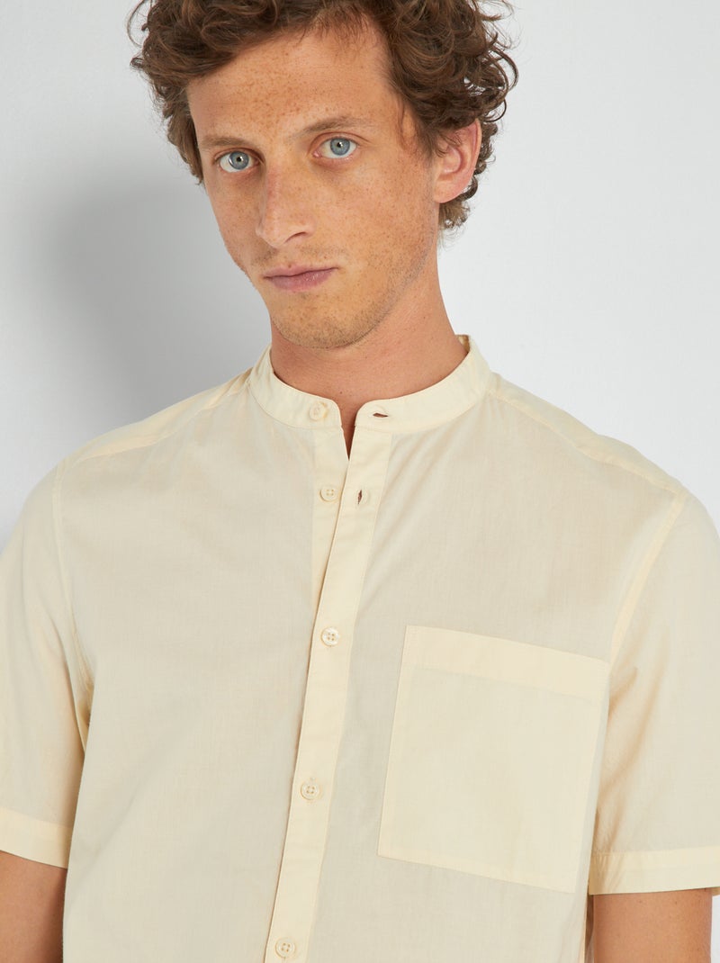 HUGO - Camiseta De Algodón Elástico Con Logo Estampado - Negro