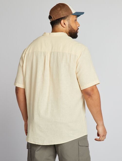 Camisa con cuello mao - Kiabi