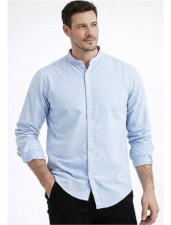 Camisa con cuello mao Kebello