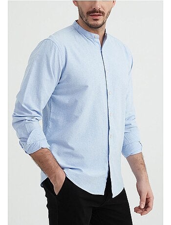 Camisa con cuello mao Kebello