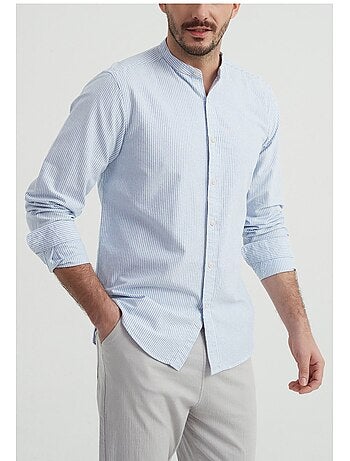 Camisa con cuello mao Kebello