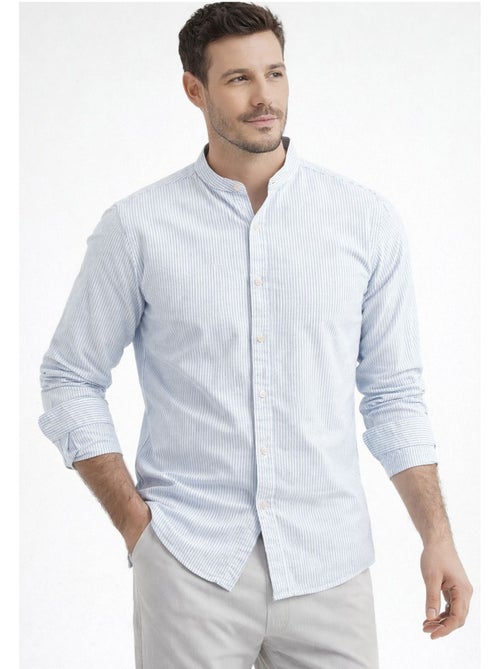 Camisa con cuello mao Kebello - Kiabi