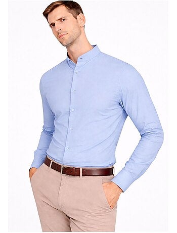 Camisa con cuello mao Kebello