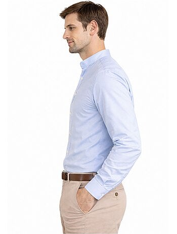 Camisa con cuello mao Kebello