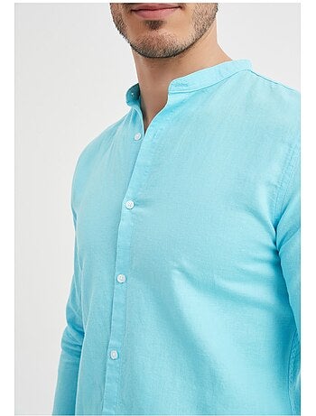 Camisa con cuello mao Kebello