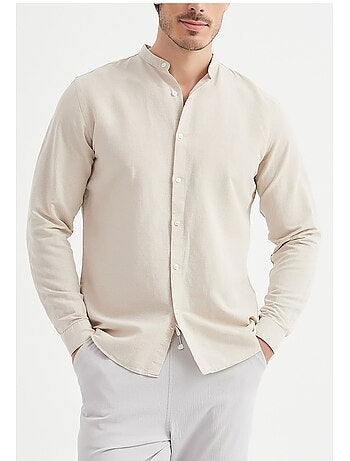 Camisa con cuello mao Kebello