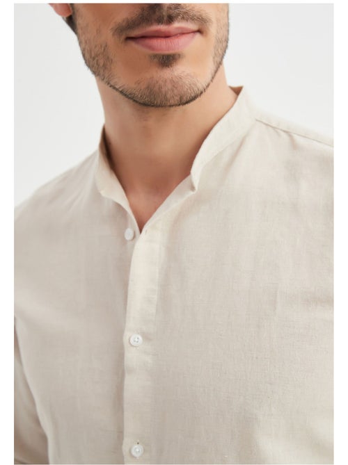 Camisa con cuello mao Kebello - Kiabi