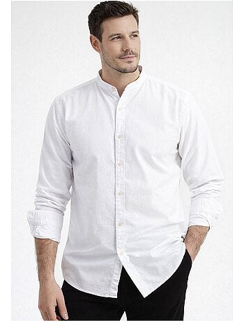 Camisa con cuello mao Kebello