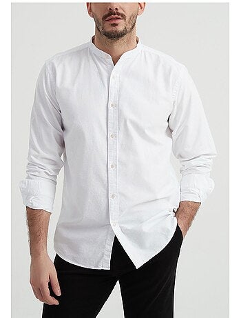 Camisa con cuello mao Kebello