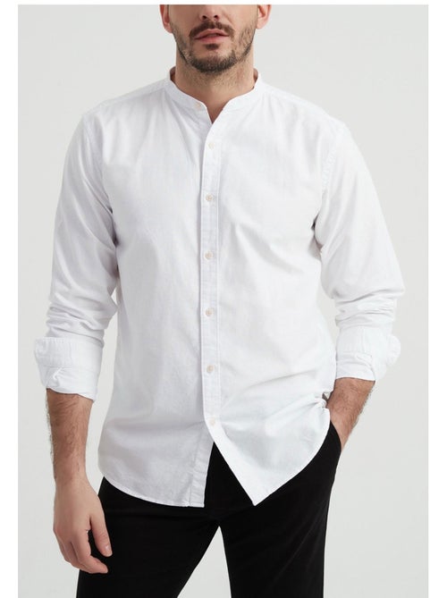 Camisa con cuello mao Kebello - Kiabi Camisa con cuello mao Kebello - Kiabi