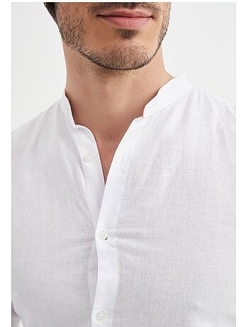 Camisa con cuello mao Kebello