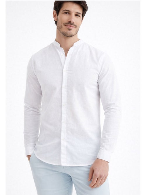 Camisa con cuello mao Kebello - Kiabi