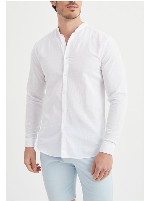 Camisa con cuello mao Kebello - Kiabi