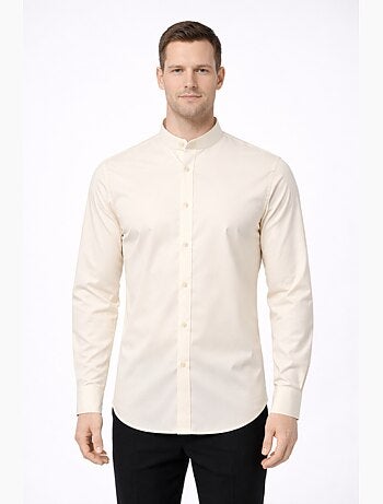Camisa con cuello mao Kebello