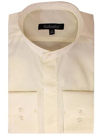 Camisa con cuello mao Kebello