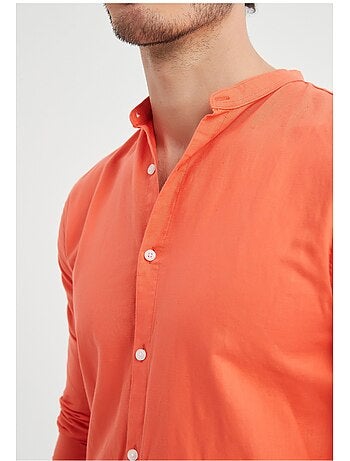 Camisa con cuello mao Kebello