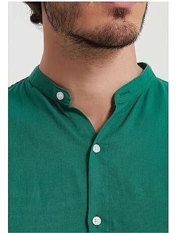 Camisa con cuello mao Kebello