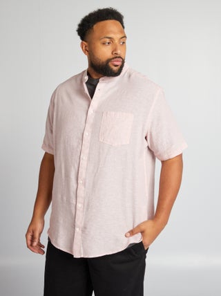 Camisa con cuello mao
