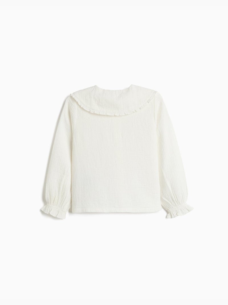 Camisa con cuello, mo fashion Blanco - Kiabi