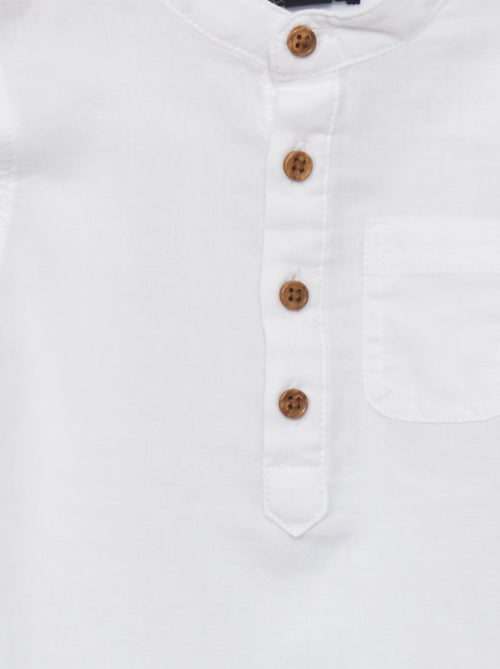 Camisa con cuello panadero - Kiabi