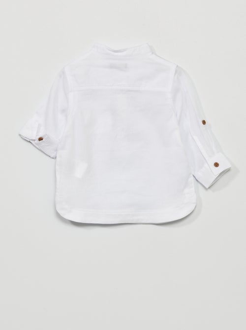 Camisa con cuello panadero - Kiabi