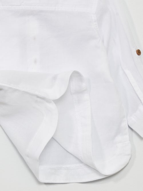 Camisa con cuello panadero - Kiabi