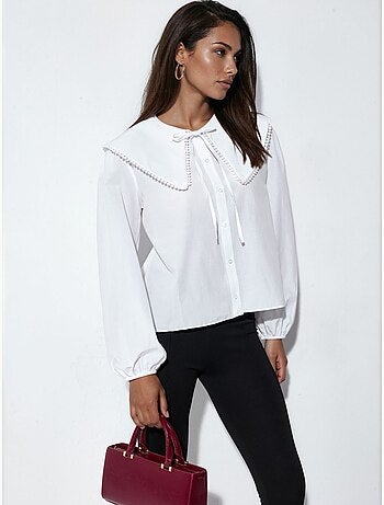Camisa con cuello peter pan de bdart