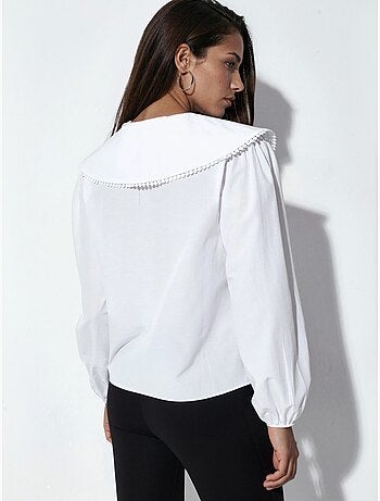 Camisa con cuello peter pan de bdart