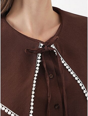 Camisa con cuello peter pan de bdart
