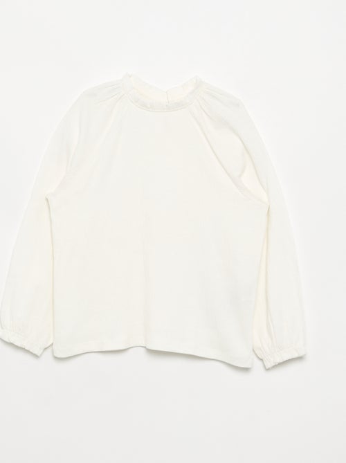 Camisa con efecto blusa - Kiabi