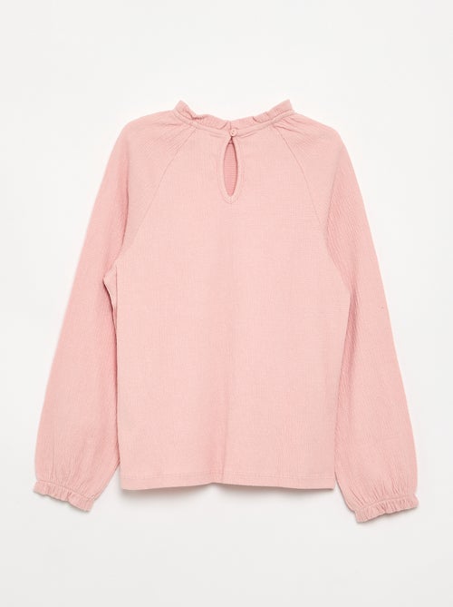 Camisa con efecto blusa - Kiabi