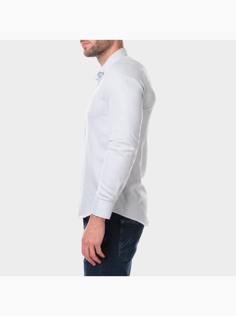 Camisa con estampado Azul cielo - Kiabi