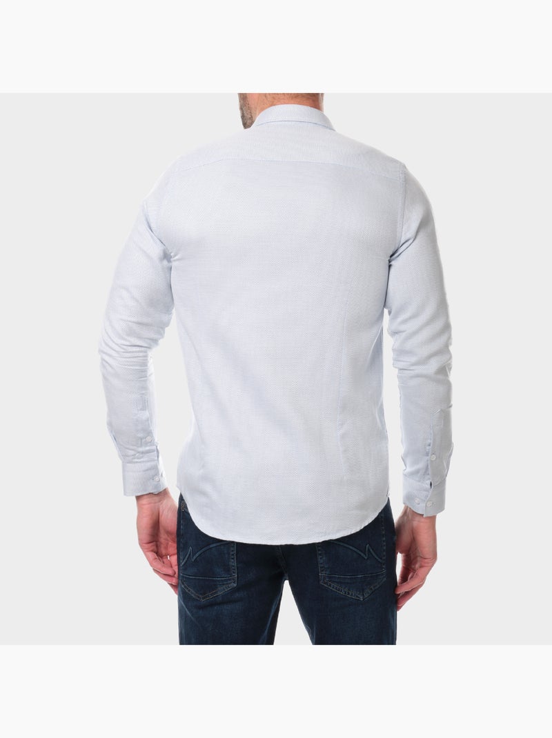Camisa con estampado Azul cielo - Kiabi