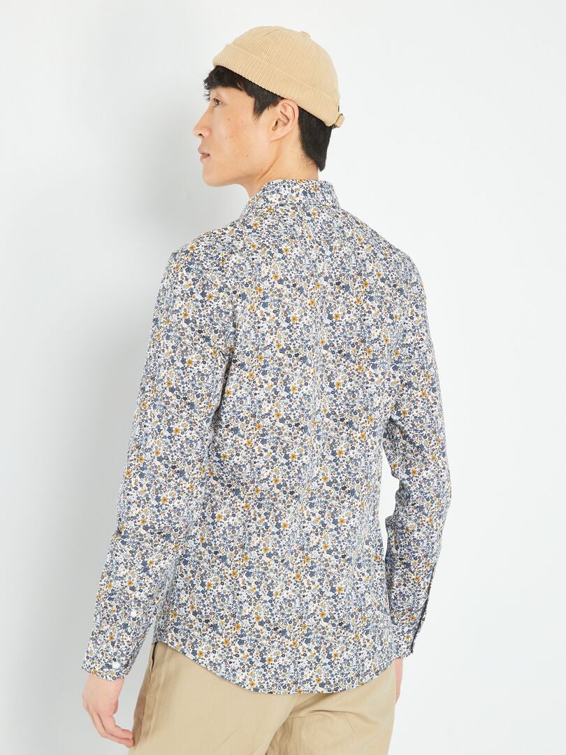 Camisa con estampado BLANCO - Kiabi