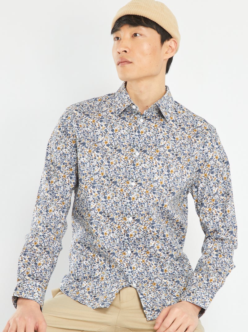 Camisa con estampado BLANCO - Kiabi